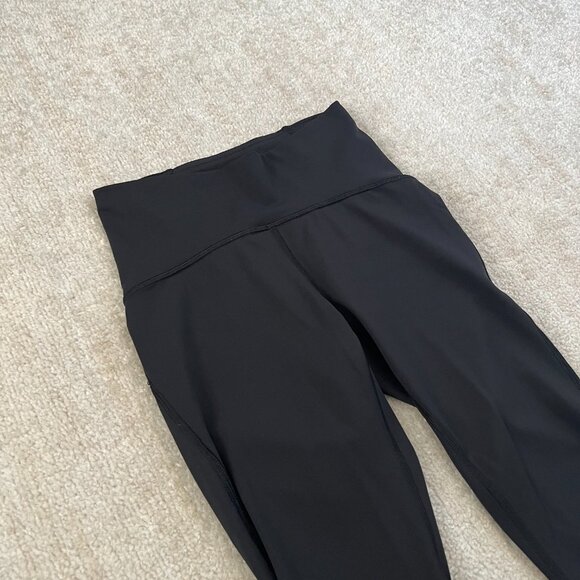 Lululemon Train Times Crop Leggings 4 Black - Picture 3 of 10